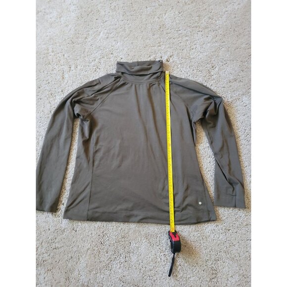 Dakini Womens Turtleneck Size S Dark Green Pullover Tight Winter Cold - Picture 4 of 5